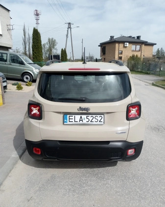 Jeep Renegade cena 55300 przebieg: 99990, rok produkcji 2014 z Łask małe 137